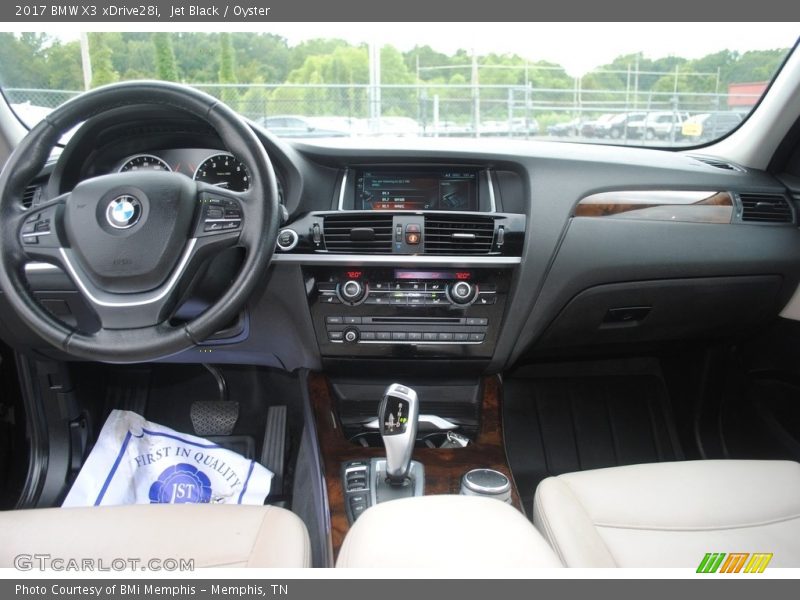 Jet Black / Oyster 2017 BMW X3 xDrive28i