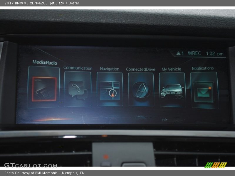 Jet Black / Oyster 2017 BMW X3 xDrive28i