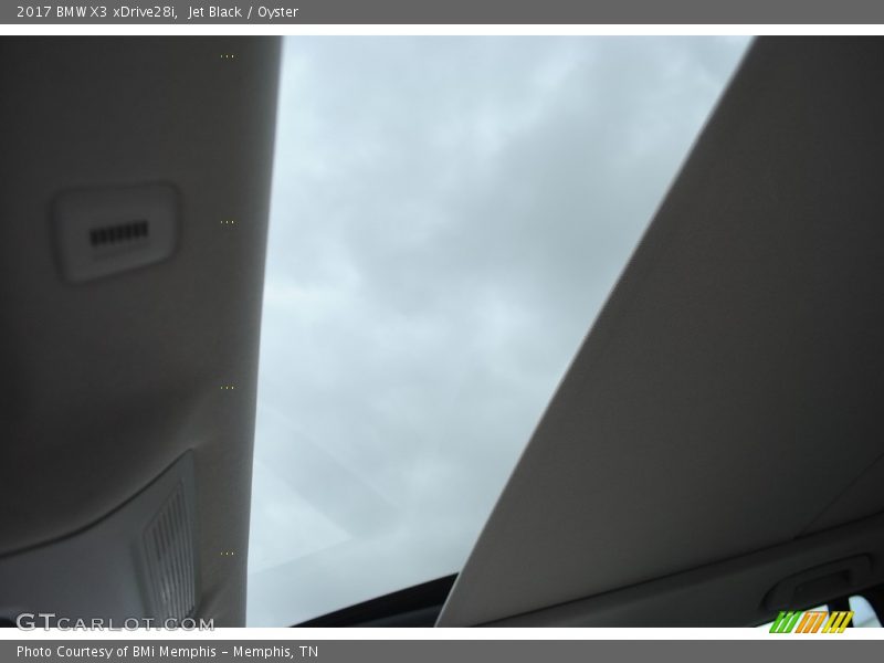 Jet Black / Oyster 2017 BMW X3 xDrive28i