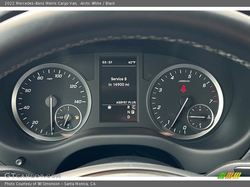  2022 Metris Cargo Van Cargo Van Gauges