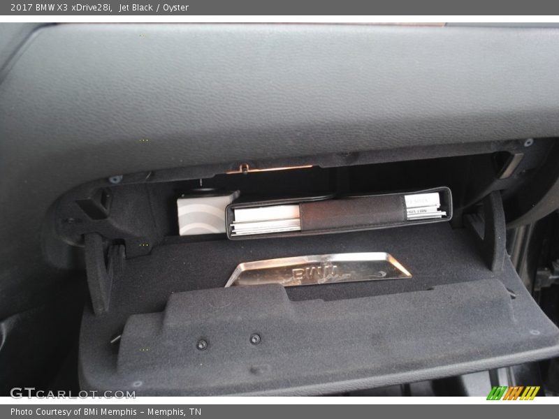 Jet Black / Oyster 2017 BMW X3 xDrive28i