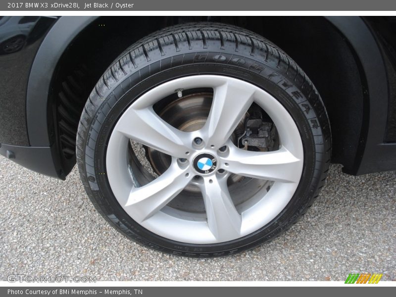 Jet Black / Oyster 2017 BMW X3 xDrive28i