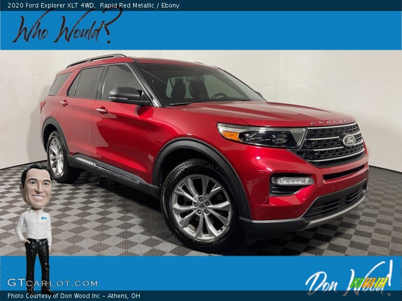 Rapid Red Metallic / Ebony 2020 Ford Explorer XLT 4WD