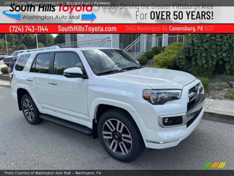 Blizzard Pearl / Redwood 2023 Toyota 4Runner Limited 4x4