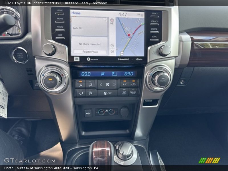 Controls of 2023 4Runner Limited 4x4