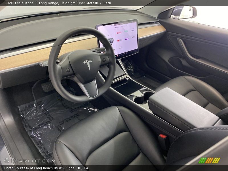  2020 Model 3 Long Range Black Interior