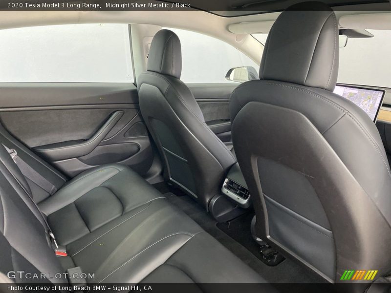 Rear Seat of 2020 Model 3 Long Range