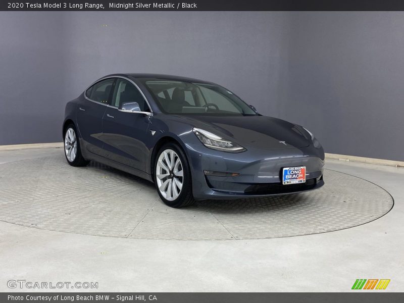 Front 3/4 View of 2020 Model 3 Long Range