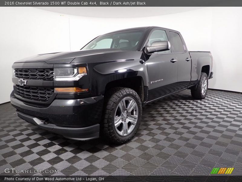 Black / Dark Ash/Jet Black 2016 Chevrolet Silverado 1500 WT Double Cab 4x4