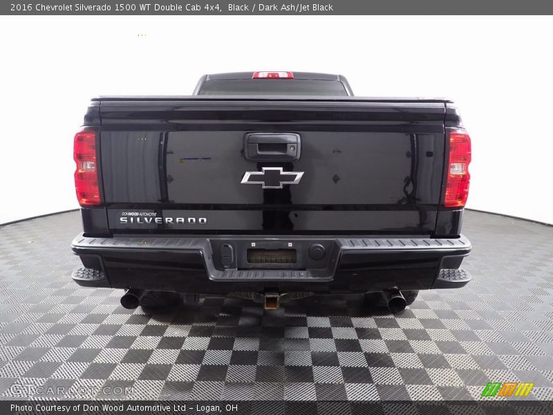 Black / Dark Ash/Jet Black 2016 Chevrolet Silverado 1500 WT Double Cab 4x4