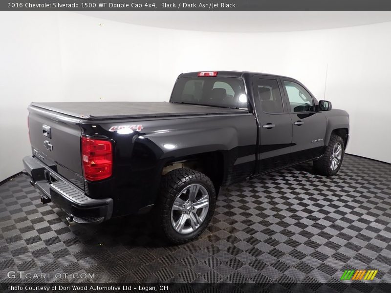 Black / Dark Ash/Jet Black 2016 Chevrolet Silverado 1500 WT Double Cab 4x4