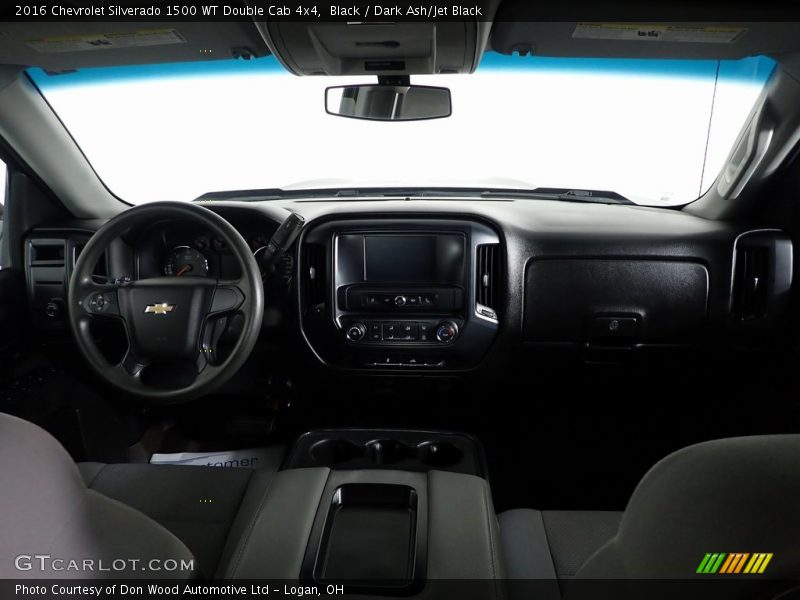 Black / Dark Ash/Jet Black 2016 Chevrolet Silverado 1500 WT Double Cab 4x4