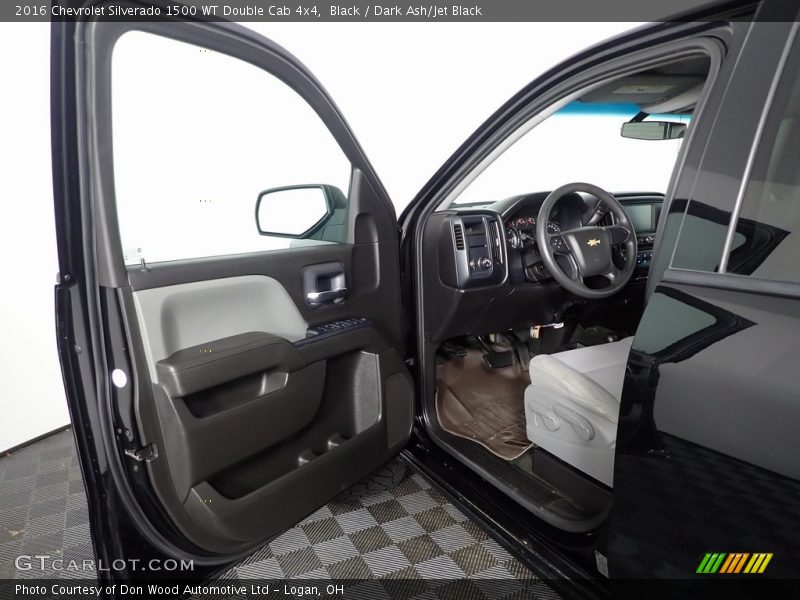 Black / Dark Ash/Jet Black 2016 Chevrolet Silverado 1500 WT Double Cab 4x4