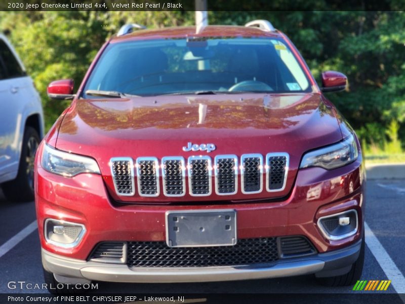 Velvet Red Pearl / Black 2020 Jeep Cherokee Limited 4x4