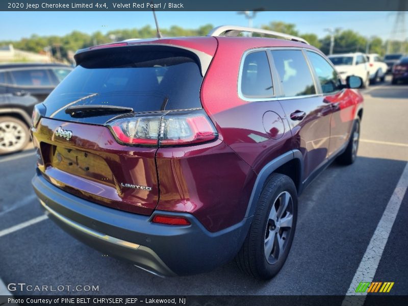 Velvet Red Pearl / Black 2020 Jeep Cherokee Limited 4x4
