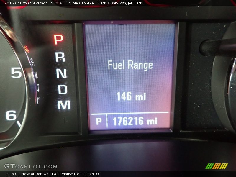 Black / Dark Ash/Jet Black 2016 Chevrolet Silverado 1500 WT Double Cab 4x4