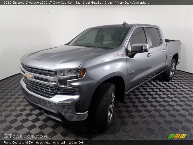 Satin Steel Metallic / Gideon/­Very Dark Atmosphere 2020 Chevrolet Silverado 1500 LT Crew Cab 4x4