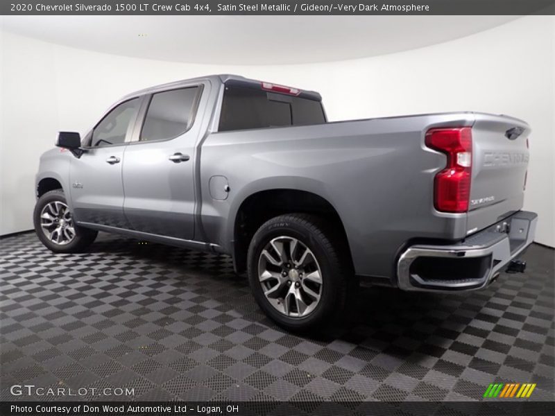 Satin Steel Metallic / Gideon/­Very Dark Atmosphere 2020 Chevrolet Silverado 1500 LT Crew Cab 4x4