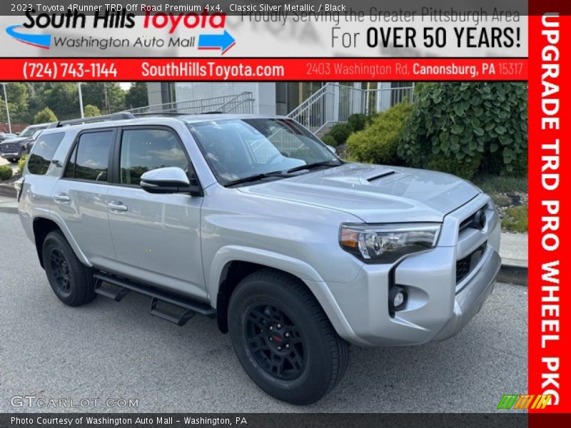 Classic Silver Metallic / Black 2023 Toyota 4Runner TRD Off Road Premium 4x4