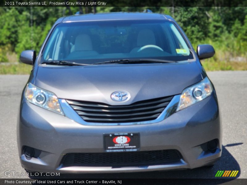 Predawn Gray Mica / Light Gray 2011 Toyota Sienna LE