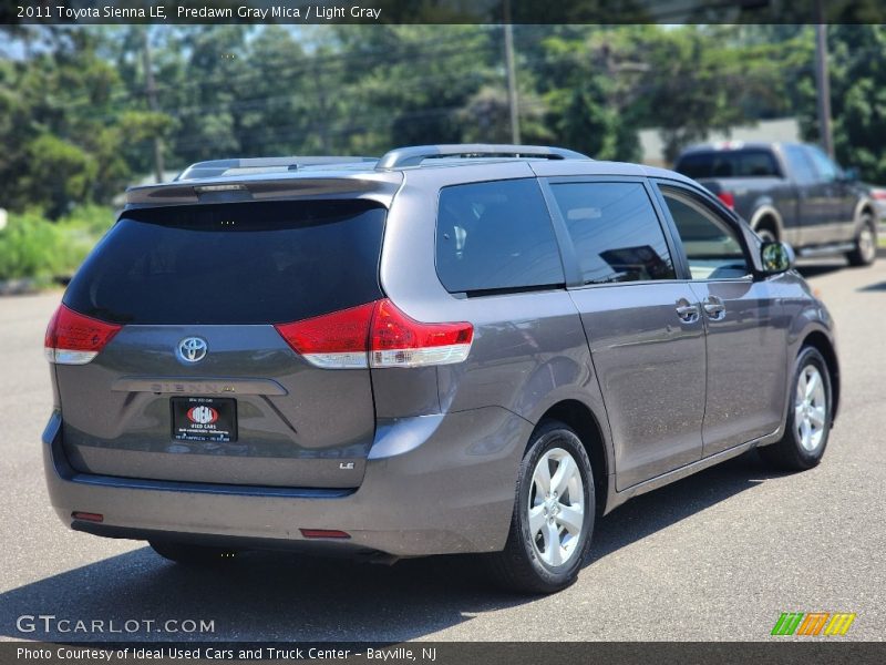 Predawn Gray Mica / Light Gray 2011 Toyota Sienna LE