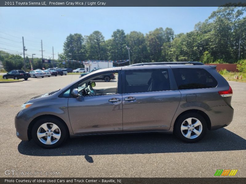 Predawn Gray Mica / Light Gray 2011 Toyota Sienna LE