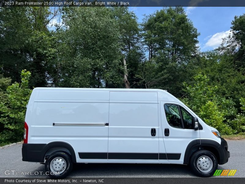 Bright White / Black 2023 Ram ProMaster 2500 High Roof Cargo Van