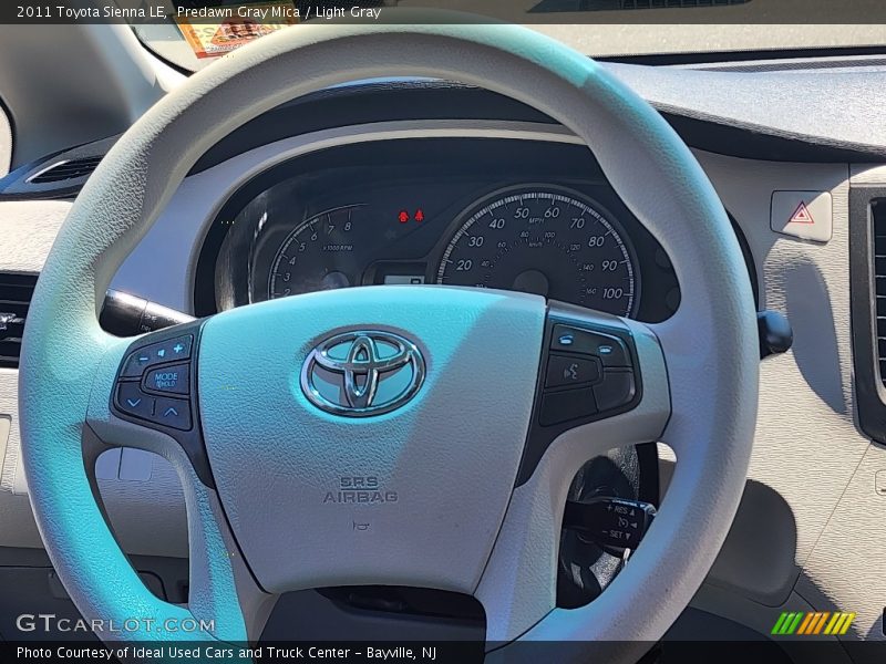 Predawn Gray Mica / Light Gray 2011 Toyota Sienna LE