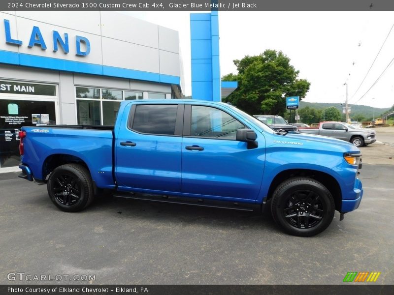  2024 Silverado 1500 Custom Crew Cab 4x4 Glacier Blue Metallic