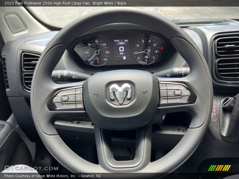 Bright White / Black 2023 Ram ProMaster 2500 High Roof Cargo Van