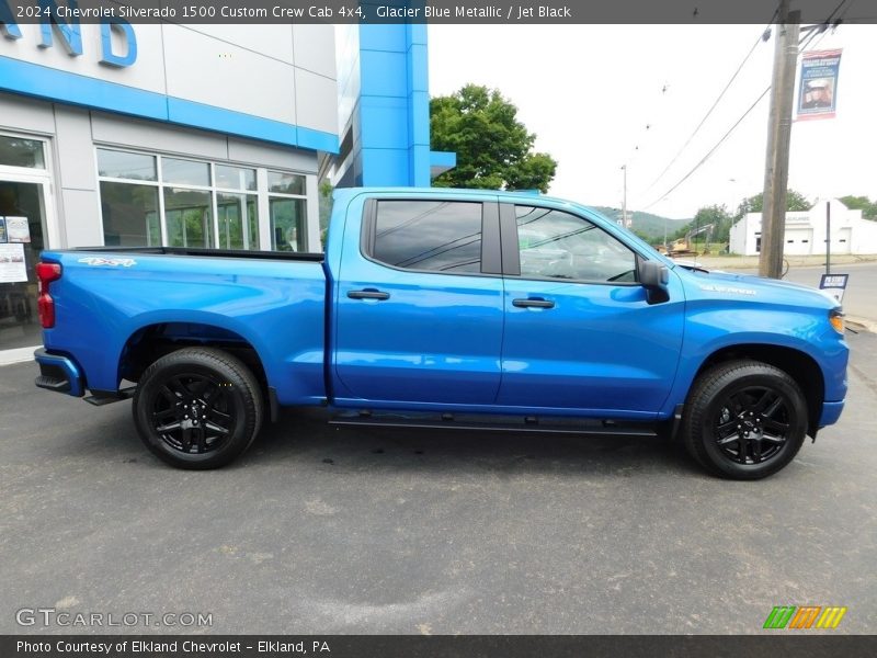  2024 Silverado 1500 Custom Crew Cab 4x4 Glacier Blue Metallic