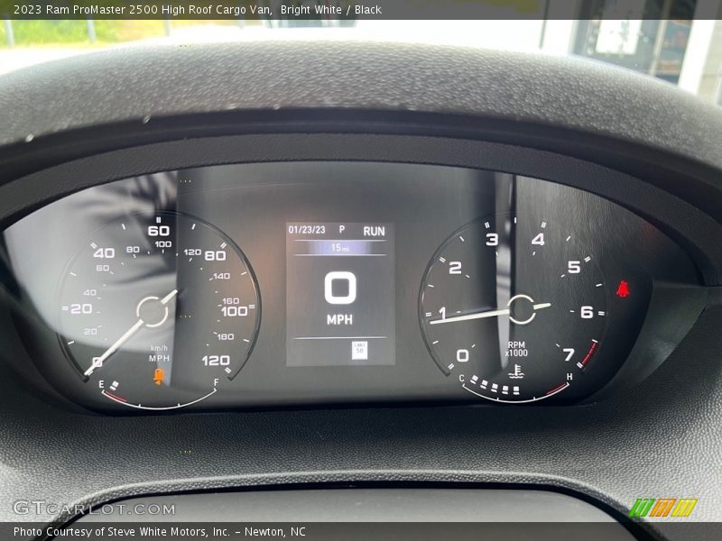Bright White / Black 2023 Ram ProMaster 2500 High Roof Cargo Van