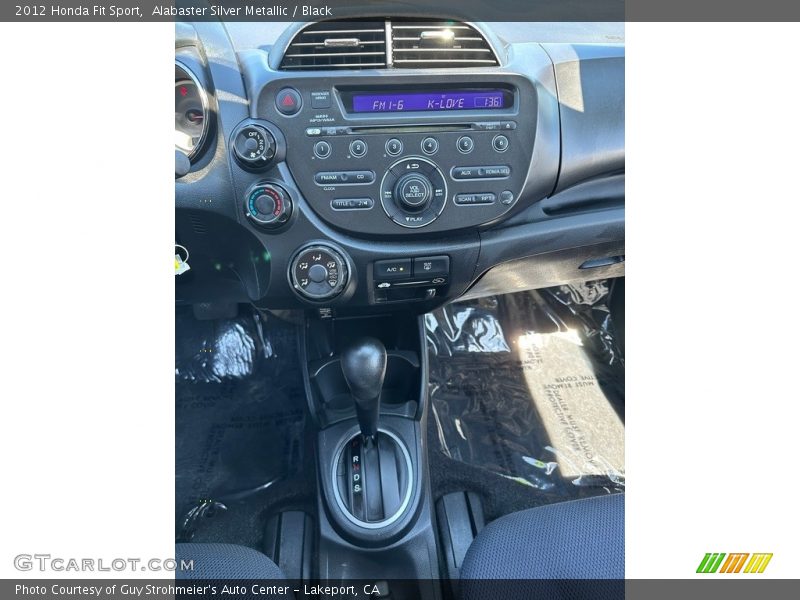 Alabaster Silver Metallic / Black 2012 Honda Fit Sport