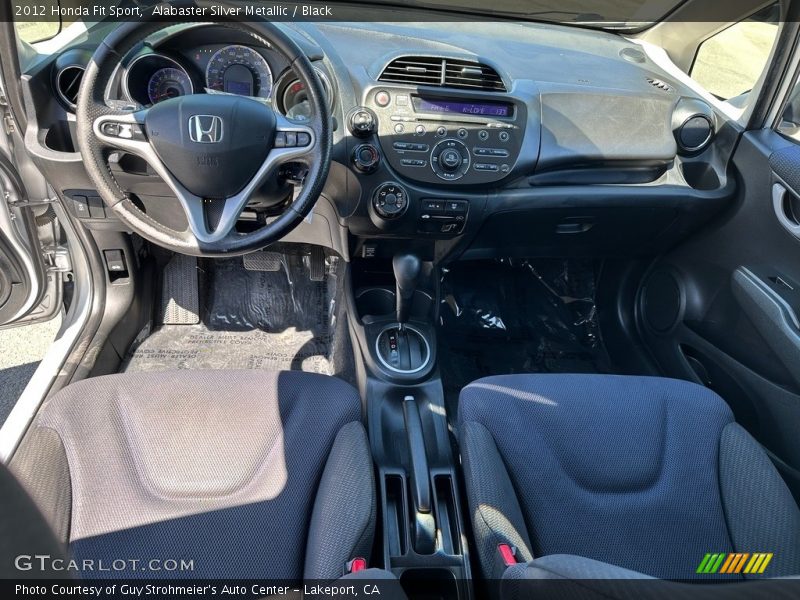 Alabaster Silver Metallic / Black 2012 Honda Fit Sport
