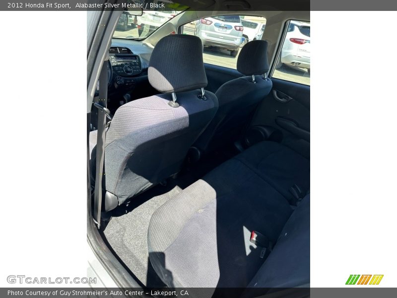 Alabaster Silver Metallic / Black 2012 Honda Fit Sport