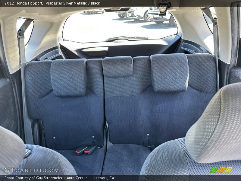 Alabaster Silver Metallic / Black 2012 Honda Fit Sport