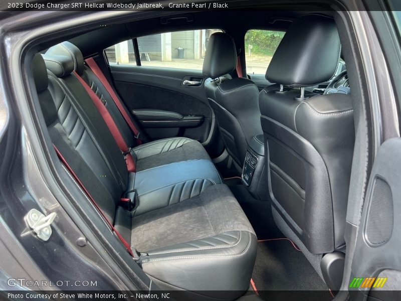 Rear Seat of 2023 Charger SRT Hellcat Widebody Jailbreak