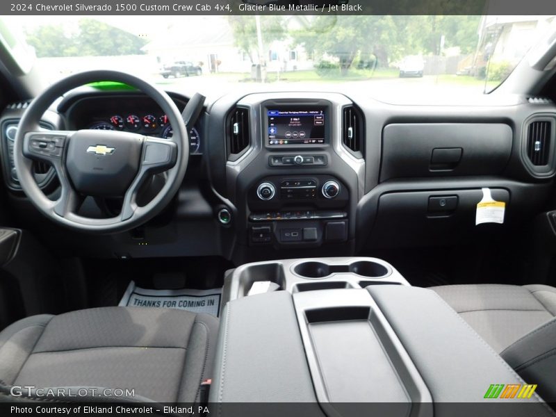 Dashboard of 2024 Silverado 1500 Custom Crew Cab 4x4