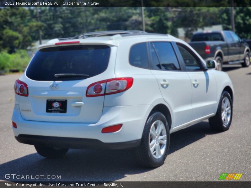 Glacier White / Gray 2012 Hyundai Santa Fe SE V6