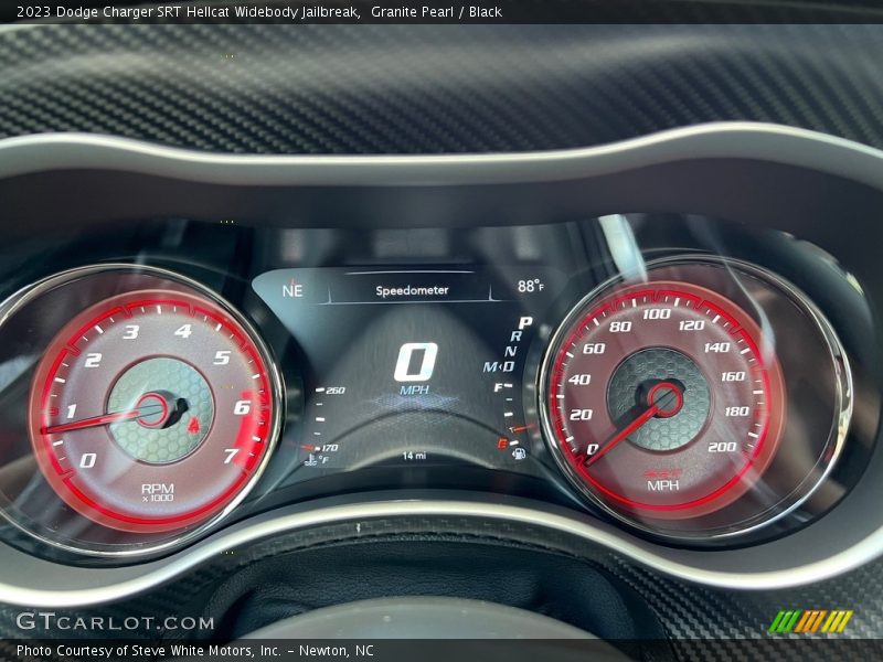  2023 Charger SRT Hellcat Widebody Jailbreak SRT Hellcat Widebody Jailbreak Gauges