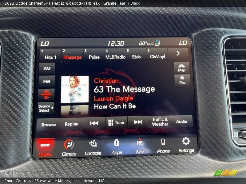 Audio System of 2023 Charger SRT Hellcat Widebody Jailbreak