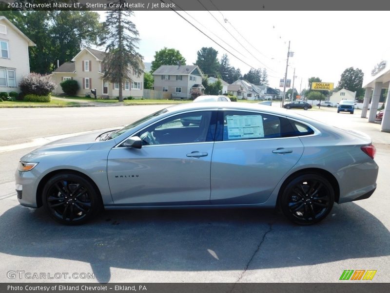 Sterling Gray Metallic / Jet Black 2023 Chevrolet Malibu LT