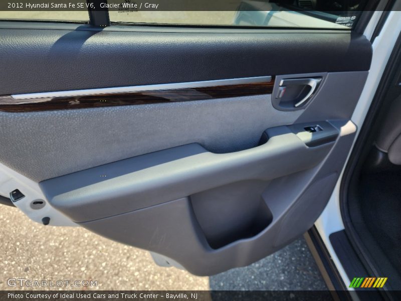 Glacier White / Gray 2012 Hyundai Santa Fe SE V6