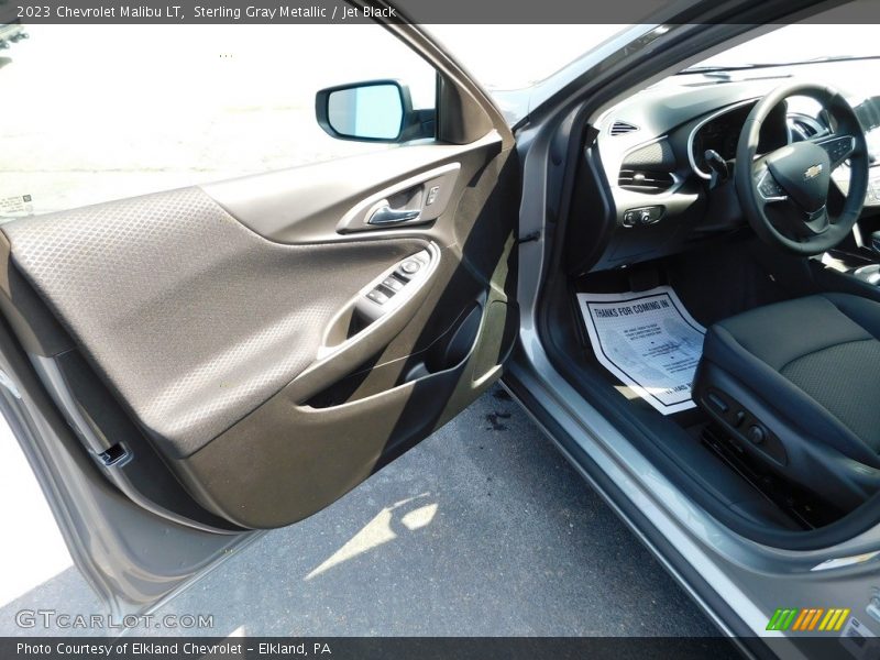 Sterling Gray Metallic / Jet Black 2023 Chevrolet Malibu LT