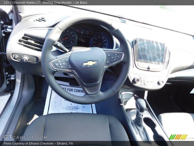 Sterling Gray Metallic / Jet Black 2023 Chevrolet Malibu LT