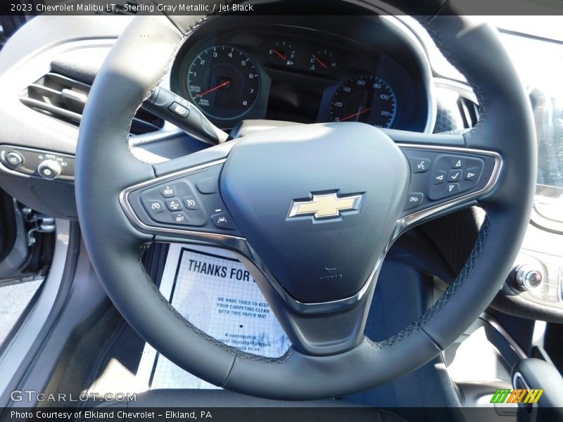 Sterling Gray Metallic / Jet Black 2023 Chevrolet Malibu LT