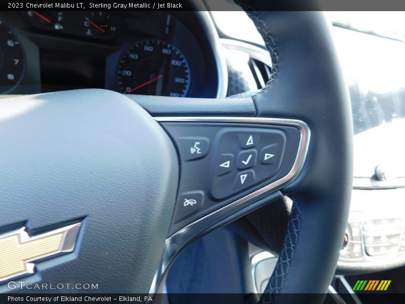 Sterling Gray Metallic / Jet Black 2023 Chevrolet Malibu LT
