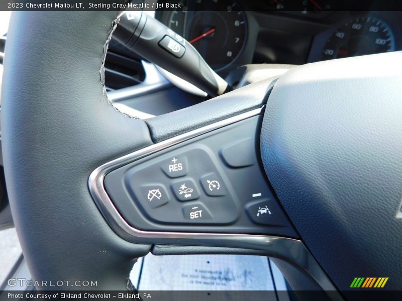 Sterling Gray Metallic / Jet Black 2023 Chevrolet Malibu LT