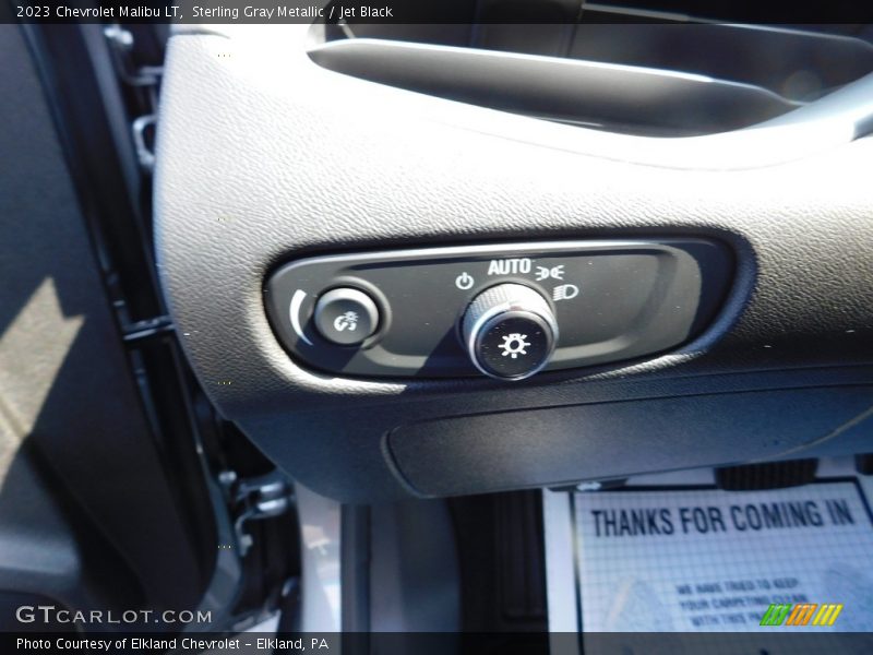 Sterling Gray Metallic / Jet Black 2023 Chevrolet Malibu LT