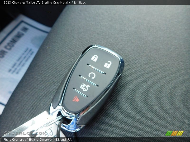 Sterling Gray Metallic / Jet Black 2023 Chevrolet Malibu LT
